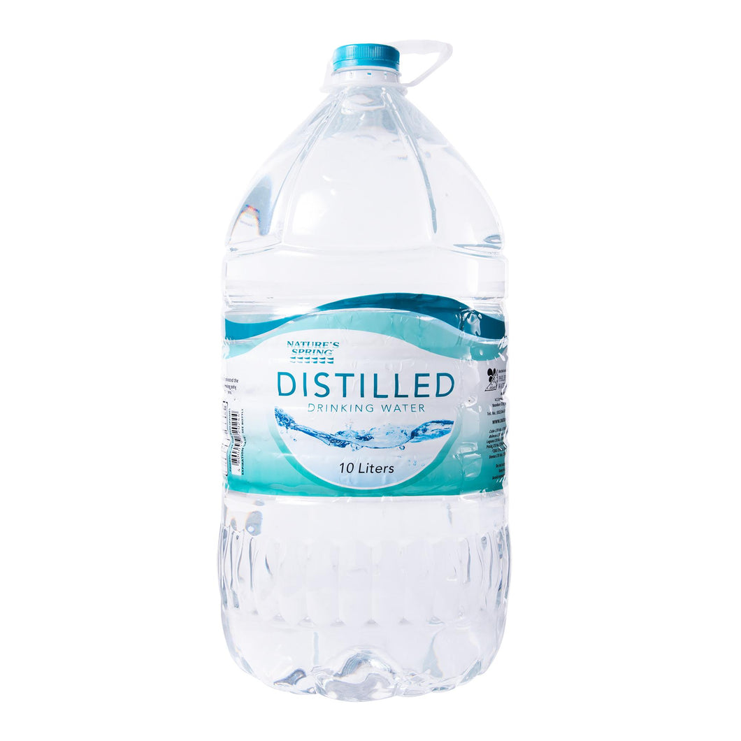 NATURE'S SPRING DISTILLED WATER 10L