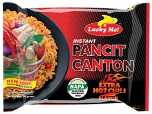 LUCKY ME PANCIT CANTON EXTRA HOT CHILI 60G