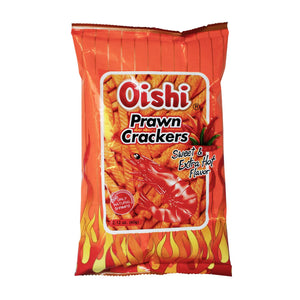OISHI PRAWN CRACKER SWEET & EXTRA HOT 90G