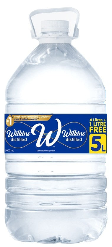 WILKINS DISTILLED WATER 5L