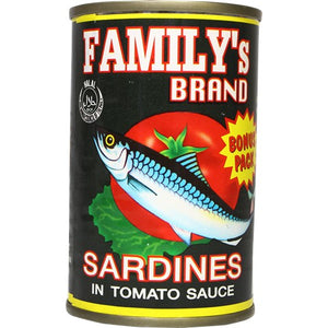 FAMILY'S BRAND SARDINES IN TOMATO SAUCE 155G
