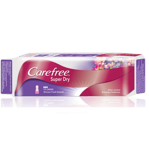 CAREFREE SUPER DRY  PANTY LINERS 15 LINERS