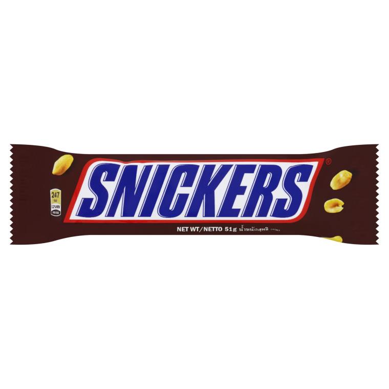 SNICKERS CHOCOLATE BAR 51G