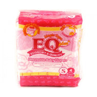 EQ  PLUS BABY DIAPERS SMALL 4'S