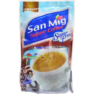 SAN MIG SUPER COFFEE SUGAR FREE STRONG 9GX10'S