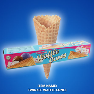 TWINKEE WAFFLE CONES 10'S